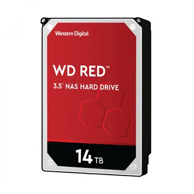 Immagine prodotto di Western Digital WD Red HDD 14TB 5400RPM SATA 3.5" per NAS - Disco Rigido Interno