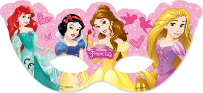 Produktbild von Disney Prinzessin Live Your Story Maske, 6 Stk