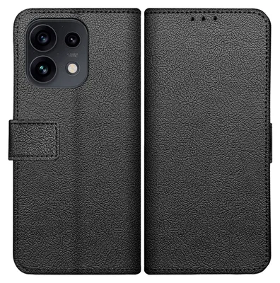 Productafbeelding van Hoesje geschikt voor Oppo Reno16 / Reno16 Pro Hoesje met Pasjeshouder - Bookcase Classic - Zwart