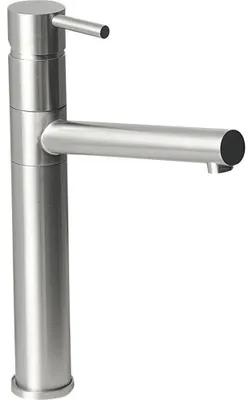 Obrázek produktu pro Kuchyňská baterie MINIMAL s rovnou výtokovou trubicí, matná nerezová ocel