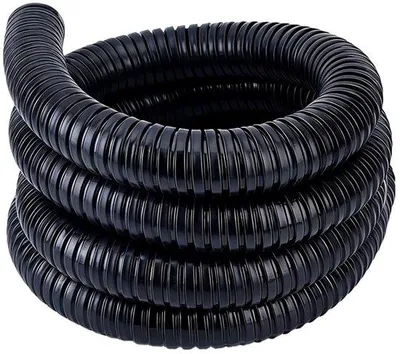 Productafbeelding van Flexibele kabelgoot, PVC, zwart, 43,5 mm buitendiameter, duurzaam, isolerend
