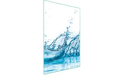 Obrázok produktu pre Sklenená doska na krájanie 35x52 voda