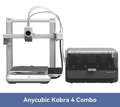 Zdjęcie produktu dla Kobra 4 Combo - drukarka 3D FDM - druk w 4 kolorach - prędkość 600 mm/s - automatyczne poziomowanie - sterowanie przez aplikację Wi-Fi - obszar roboczy: 260x260x260 mm