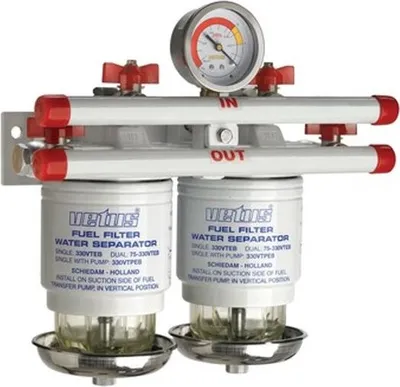 Produktbild von Vetus Wasserabscheider/Grobfilter, doppelt