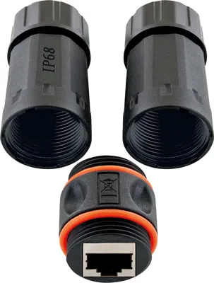 Productafbeelding van Schwaiger NWDK16533 Schwaiger CAT6A Netzwerkverbinde Outdoor 2x RJ45 Buchse