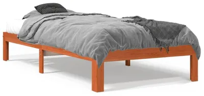Obrázok produktu pre Jednolôžková posteľ z masívneho dreva, rozmer 75 x 190 cm