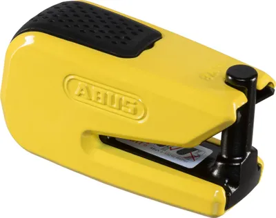 Zdjęcie produktu dla ABUS 95840, Blokada dysku, Żółty, Stal, 1,35 cm, 100 dB, 15 s