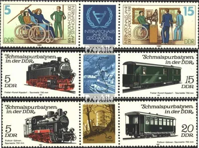 Produktbild von Briefmarken DDR 1981 Mi WZd500,WZd506,WZd512 (kompl.Ausg.) postfrisch Internationales Jahr der Behinderten