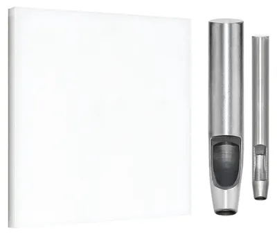 Immagine prodotto di Kit di strumenti per occhielli, argento, ideale per progetti fai-da-te