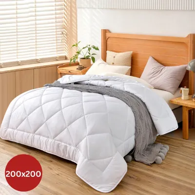 Immagine prodotto di Herzberg HG-22067WD: Piumino Bianco Di Qualità 4 Stelle - 200x200 cm