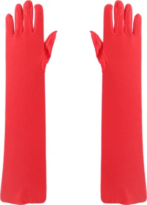 Produktbild von rote lange Handschuhe für Damen