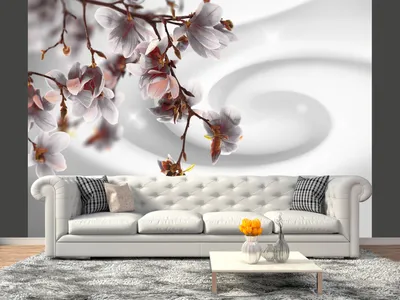 Produktbild von Vlies Fototapete 400x280 cm Tapeten Wandtapete XXL Blumen b-A-0325-a-d