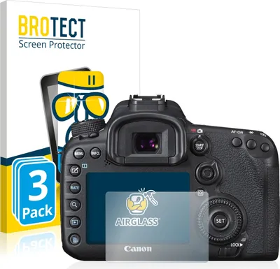 Produktbild von 3x BROTECT Schutzglas für Canon EOS 7D Mark II Schutzfolie Panzer Folie Glas Display Schutz klar