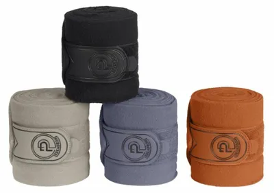 Produktbild von Eskadron Platinum Fleecebandagen, Bandagen " FLEECE " 4er Set Größe - Pony Farbe - black