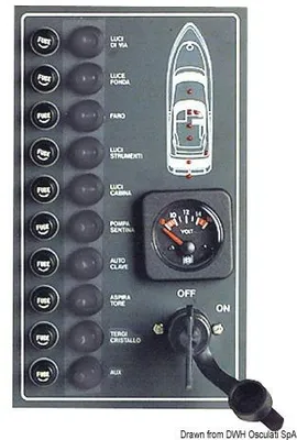 Image de Tableau électrique 10 interrupteurs , 1 pièce