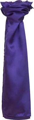 Immagine prodotto di Sciarpa di raso da donna - Colore: Viola - Dimensioni: 120 x 25cm