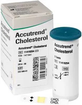 Produktbild von Accutrend Cholesterol 25 proužků