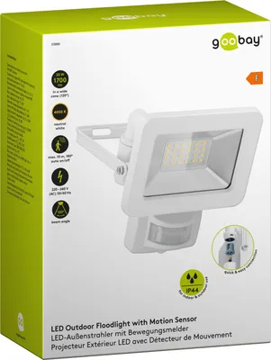 Obrázok produktu pre Goobay AGX1442798, Biela, IP44, Sklo, Kov, Plast, I, Montáž na strop a na stenu, 0,1 ms