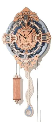 Obrázok produktu pre Nástenné hodiny, skladanie dreveného puzzle, vzdelávacia úloha, LC701