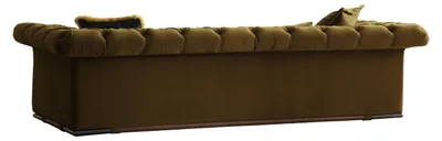 Zdjęcie produktu dla Designerska sofa Chesterfield w kolorze oliwkowej zieleni Designerska sofa tapicerowana