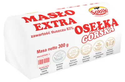 Immagine prodotto di Masło ekstra osełka Sobik 300 g