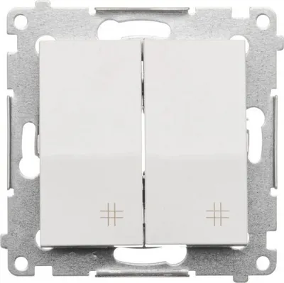 Obrázok produktu pre Kontakt-Simon DW7/2.01/11, Plast, Biela, IP20, 250 V, 10 A, 75 mm