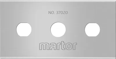 Produktbild von MARTOR 10 x INDUSTRIEKLINGE, Ersatzklingen Cuttermesser, Sicherheitsmesser, 22,2 mm, Scharf, Im Spender, 4-fach Nutzbar, NR. 37020
