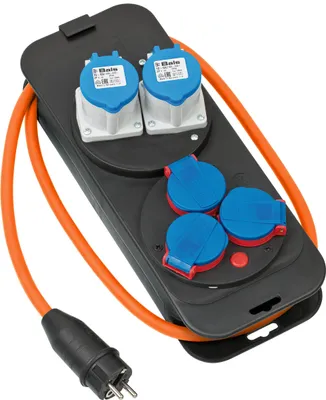 Produktbild von Brennenstuhl 1151600040, 1,5 m, Drinnen/Draußen, CEE, Abgewinkelt, IP44, Kunststoff