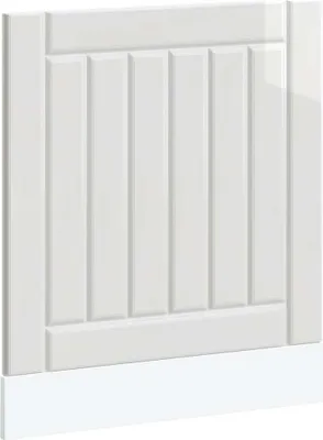Image de Panneau de lave-vaisselle Lucca blanc brillant bois ingénierie