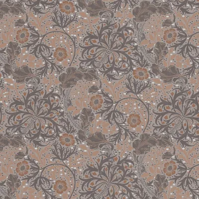 Produktbild von A.S. Creation | Art of Eden | 390593 | Vliestapete | Blumenoptik | 10.05 x 0.53 m | Orange | Wohnzimmer | Flur | Büro | Küche | Wohnräume