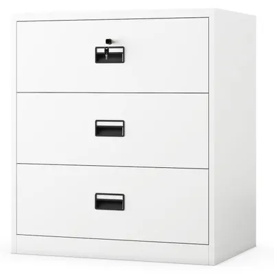 Produktbild von Aktenschrank Hängeregisterschrank Metallschrank Hängeregistraturschrank Ordnerschrank SARA XL V3, 900 x 1020 x 600 mm
