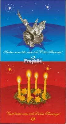 Produktbild von Briefmarken Slowenien 2010 Mi 872MH-873MH (kompl.Ausg.) postfrisch Weihnachten und Neujahr