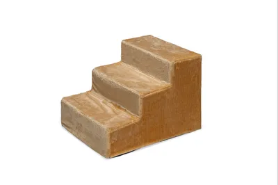 Produktbild von Karlie Easy Step Hundetreppe - Hundezubehör - Plüsch/Holz - Beige - 60x45x40 cm