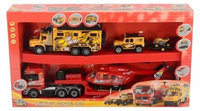 Obrázok produktu pre Dickie Toys 70749 Súprava záchranných vozidiel Požiarne