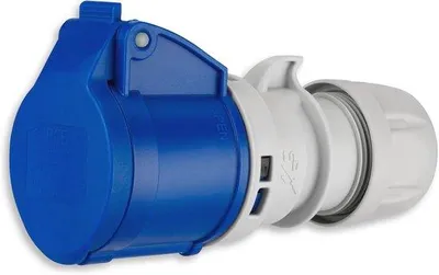 Productafbeelding van CEE caravankoppeling 3-polig 230V 16A IP44 voor buitengebruik