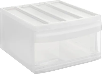 Produktbild von Rotho Schubladenbox Mono Systemix Large 1 Schub transparent