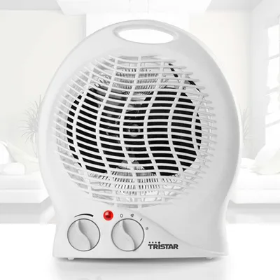 Obrázok produktu pre Tristar KA-5039, Elektrický ohrievač s ventilátorom, Vnútorný, Podlaha, Biela, Otočné, 2000 W