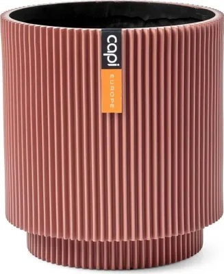 Produktbild von Capi Europe Gefäß zylinder Groove Colours - 19x21 - Rosa