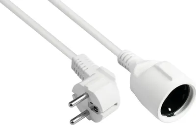 Obrázek produktu pro Prodlužovací kabel s ochranným kontaktem typu E+F, IP44, 10 m, bílý