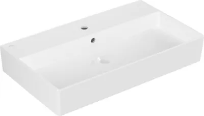 Immagine prodotto di Villeroy & Boch Memento 2.0 lavabo mural, 1 trou pour robinet, avec trop-plein, poli, 800x470mm, 4A228G01, 4A228G01