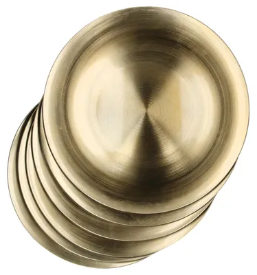 Produktbild von 6x Dekoteller Gold Ø47cm leichte XXL Platte Weihnachten Hochzeit