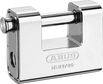 Produktbild von Gepanzertes Vorhängeschloss 92 ABUS - 80 mm - 33658