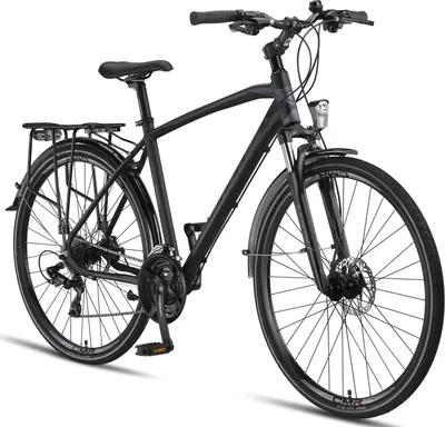 Produktbild von Licorne Bike Premium Touring Trekking Bike in 28 Zoll - Fahrrad für Jungen, Mädchen, Damen und Herren - 21 Gang-Schaltung - Mountainbike - Crossbike