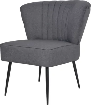 Produktbild von Cocktailsessel Dunkelgrau Stoff
