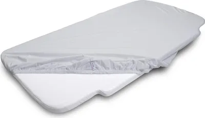 Produktbild von Hygienisches wasserdichtes Jersey-Spannbettlaken 58x110 Grau