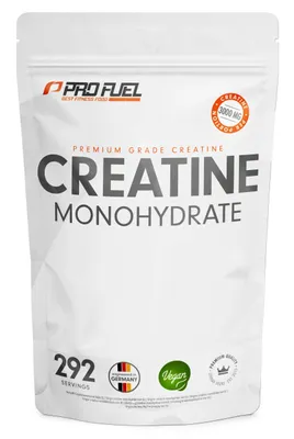Produktbild von Creatin Monohydrat Pulver 1kg vegan mikronisiert mit 292