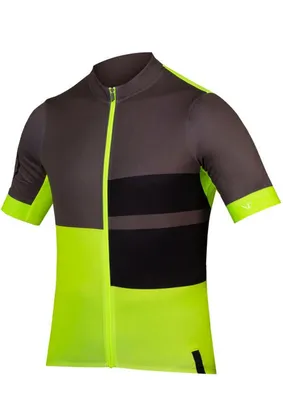 Produktbild von Trikot Endura FS260 Print E3236 Herren kurz leuchtend gelb größe S E3236YV/3