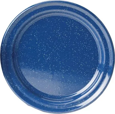 Immagine prodotto di Piastra smaltata, piatta, 25 cm, blu