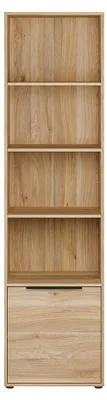 Produktbild von Furniture24 Regal L/R Orkney Okyr711-D108 Bücherregal 53.2 X 200.1 X 41.4 Cm - Eiche Mauvella