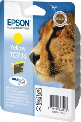 Produktbild von Epson T0714, Gelb, Tinte auf Pigmentbasis